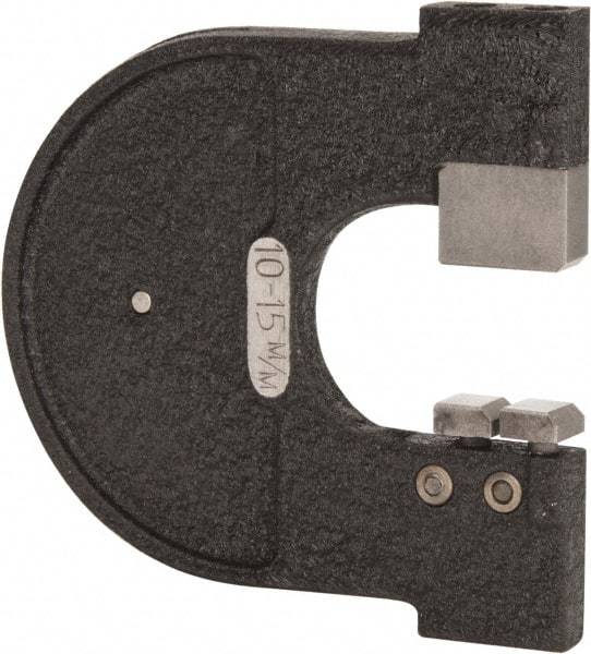 YPG - 0.385 to 0.57 Inch, Cast Iron MC0 Frame Snap Gage - Hardened Tool Steel Anvil - USA Tool & Supply
