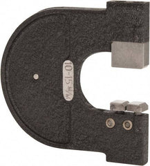 YPG - 0.385 to 0.57 Inch, Cast Iron MC0 Frame Snap Gage - Hardened Tool Steel Anvil - USA Tool & Supply