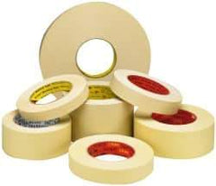 3M - 1/2" Wide x 36 Yd Long Blue Vinyl Masking Tape - Series 4737T, 5.3 mil Thick, 16 In/Lb Tensile Strength - USA Tool & Supply