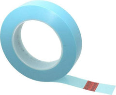 3M - 1" Wide x 60 Yd Long Blue Polypropylene Film Masking Tape - Series 215, 4.8 mil Thick, 15 In/Lb Tensile Strength - USA Tool & Supply