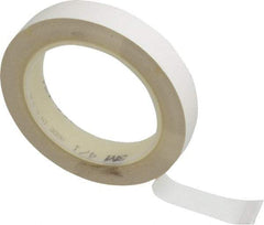 3M - White Solid Color Vinyl Tape - 3/4" Wide x 108' Long x 5.2 mil Thick, General Traffic - USA Tool & Supply