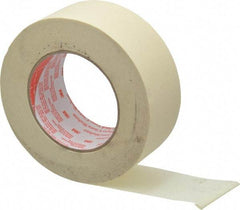 3M - 2" Wide x 60 Yd Long Tan Paper Masking Tape - Series 2364, 6.5 mil Thick, 24 In/Lb Tensile Strength - USA Tool & Supply