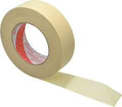 3M - 1-1/2" Wide x 60 Yd Long Tan Paper Masking Tape - Series 2380, 7.2 mil Thick, 28 In/Lb Tensile Strength - USA Tool & Supply