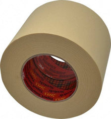3M - 4" Wide x 60 Yd Long Tan Paper Masking Tape - Series 2693, 7.9 mil Thick, 29 In/Lb Tensile Strength - USA Tool & Supply