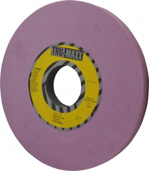 Tru-Maxx - 12" Diam x 3" Hole x 1" Thick, I Hardness, 60 Grit Surface Grinding Wheel - Aluminum Oxide, Type 1, Medium Grade, 2,705 Max RPM, Vitrified Bond, No Recess - USA Tool & Supply