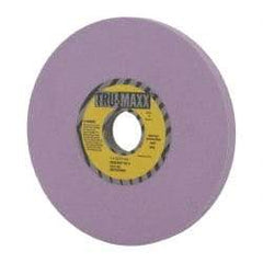 Tru-Maxx - 7" Diam x 1-1/4" Hole x 1/2" Thick, H Hardness, 100 Grit Surface Grinding Wheel - Aluminum Oxide, Type 1, Fine Grade, 3,600 Max RPM, Vitrified Bond, No Recess - USA Tool & Supply