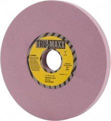 Tru-Maxx - 7" Diam x 1-1/4" Hole x 1/2" Thick, K Hardness, 100 Grit Surface Grinding Wheel - Aluminum Oxide, Type 1, Fine Grade, 3,600 Max RPM, Vitrified Bond, No Recess - USA Tool & Supply