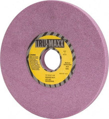 Tru-Maxx - 7" Diam x 1-1/4" Hole x 1/2" Thick, H Hardness, 60 Grit Surface Grinding Wheel - Aluminum Oxide, Type 1, Medium Grade, 3,600 Max RPM, Vitrified Bond, No Recess - USA Tool & Supply