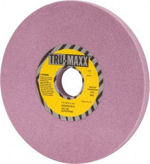 Tru-Maxx - 7" Diam x 1-1/4" Hole x 1/2" Thick, K Hardness, 80 Grit Surface Grinding Wheel - Aluminum Oxide, Type 1, Medium Grade, 3,600 Max RPM, Vitrified Bond, No Recess - USA Tool & Supply