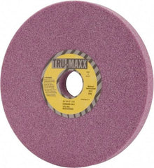 Tru-Maxx - 8" Diam x 1-1/4" Hole x 3/4" Thick, K Hardness, 46 Grit Surface Grinding Wheel - Aluminum Oxide, Type 1, Coarse Grade, 3,600 Max RPM, Vitrified Bond, No Recess - USA Tool & Supply