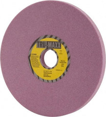 Tru-Maxx - 8" Diam x 1-1/4" Hole x 1/2" Thick, K Hardness, 60 Grit Surface Grinding Wheel - Aluminum Oxide, Type 1, Medium Grade, 3,600 Max RPM, Vitrified Bond, No Recess - USA Tool & Supply