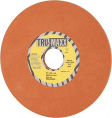 Tru-Maxx - 7" Diam x 1-1/4" Hole x 1/4" Thick, L Hardness, 220 Grit Surface Grinding Wheel - Aluminum Oxide, Type 1, Very Fine Grade, 3,600 Max RPM, Vitrified Bond, No Recess - USA Tool & Supply