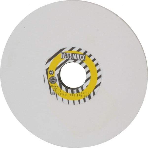 Tru-Maxx - 7" Diam x 1-1/4" Hole x 1/4" Thick, L Hardness, 220 Grit Surface Grinding Wheel - Aluminum Oxide, Type 1, Very Fine Grade, 3,600 Max RPM, Vitrified Bond, No Recess - USA Tool & Supply
