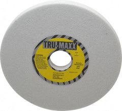 Tru-Maxx - 7" Diam x 1-1/4" Hole x 1/2" Thick, J Hardness, 60 Grit Surface Grinding Wheel - Aluminum Oxide, Type 1, Medium Grade, 3,600 Max RPM, Vitrified Bond, No Recess - USA Tool & Supply