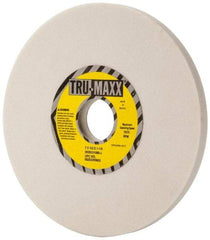 Tru-Maxx - 7" Diam x 1-1/4" Hole x 1/2" Thick, J Hardness, 80 Grit Surface Grinding Wheel - Aluminum Oxide, Type 1, Medium Grade, 3,600 Max RPM, Vitrified Bond, No Recess - USA Tool & Supply