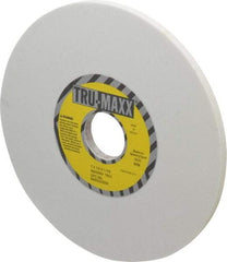Tru-Maxx - 7" Diam x 1-1/4" Hole x 1/4" Thick, L Hardness, 150 Grit Surface Grinding Wheel - Aluminum Oxide, Type 1, Very Fine Grade, 3,600 Max RPM, Vitrified Bond, No Recess - USA Tool & Supply