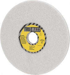 Tru-Maxx - 8" Diam x 1-1/4" Hole x 1/2" Thick, I Hardness, 46 Grit Surface Grinding Wheel - Aluminum Oxide, Type 1, Coarse Grade, 3,105 Max RPM, Vitrified Bond, No Recess - USA Tool & Supply