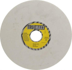 Tru-Maxx - 8" Diam x 1-1/4" Hole x 1/4" Thick, K Hardness, 120 Grit Surface Grinding Wheel - Aluminum Oxide, Type 1, Fine Grade, 3,600 Max RPM, Vitrified Bond, No Recess - USA Tool & Supply