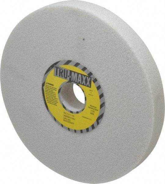 Tru-Maxx - 8" Diam x 1-1/4" Hole x 1" Thick, I Hardness, 46 Grit Surface Grinding Wheel - Aluminum Oxide, Type 1, Coarse Grade, 3,105 Max RPM, Vitrified Bond, No Recess - USA Tool & Supply