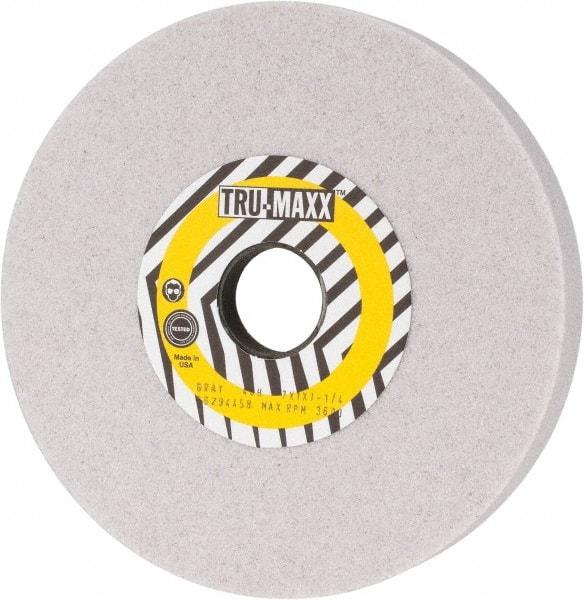 Tru-Maxx - 7" Diam x 1-1/4" Hole x 1" Thick, H Hardness, 46 Grit Surface Grinding Wheel - Aluminum Oxide, Type 5, Coarse Grade, 3,600 Max RPM, Vitrified Bond, One-Side Recess - USA Tool & Supply