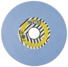 Tru-Maxx - 10" Diam x 3" Hole x 1" Thick, I Hardness, 46 Grit Surface Grinding Wheel - Ceramic, Type 1, Coarse Grade, 2,483 Max RPM, Vitrified Bond, No Recess - USA Tool & Supply