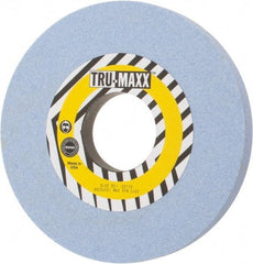 Tru-Maxx - 10" Diam x 3" Hole x 1" Thick, J Hardness, 60 Grit Surface Grinding Wheel - Ceramic, Type 1, Medium Grade, 2,483 Max RPM, Vitrified Bond, No Recess - USA Tool & Supply