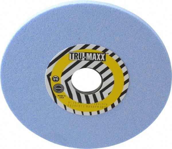 Tru-Maxx - 7" Diam x 1-1/4" Hole x 1/4" Thick, I Hardness, 60 Grit Surface Grinding Wheel - Ceramic, Type 1, Medium Grade, 3,600 Max RPM, Vitrified Bond, No Recess - USA Tool & Supply