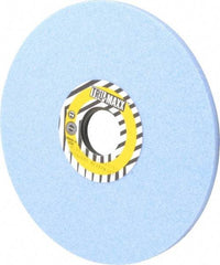 Tru-Maxx - 7" Diam x 1-1/4" Hole x 1/4" Thick, J Hardness, 60 Grit Surface Grinding Wheel - Ceramic, Type 1, Medium Grade, 3,600 Max RPM, Vitrified Bond, No Recess - USA Tool & Supply