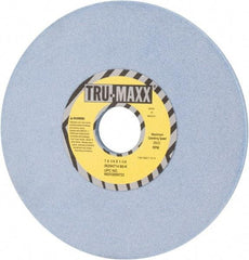 Tru-Maxx - 7" Diam x 1-1/4" Hole x 1/4" Thick, K Hardness, 80 Grit Surface Grinding Wheel - Ceramic, Type 1, Medium Grade, 3,600 Max RPM, Vitrified Bond, No Recess - USA Tool & Supply