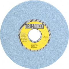 Tru-Maxx - 7" Diam x 1-1/4" Hole x 1/2" Thick, J Hardness, 46 Grit Surface Grinding Wheel - Ceramic, Type 1, Coarse Grade, 3,600 Max RPM, Vitrified Bond, No Recess - USA Tool & Supply