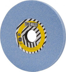 Tru-Maxx - 7" Diam x 1-1/4" Hole x 1/2" Thick, I Hardness, 60 Grit Surface Grinding Wheel - Ceramic, Type 1, Medium Grade, 3,600 Max RPM, Vitrified Bond, No Recess - USA Tool & Supply