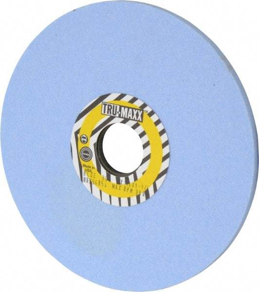 Tru-Maxx - 7" Diam x 1-1/4" Hole x 1/4" Thick, I Hardness, 80 Grit Surface Grinding Wheel - Ceramic, Type 1, Medium Grade, 3,600 Max RPM, Vitrified Bond, No Recess - USA Tool & Supply