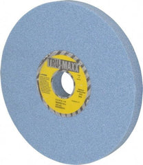 Tru-Maxx - 8" Diam x 1-1/4" Hole x 3/4" Thick, J Hardness, 46 Grit Surface Grinding Wheel - Ceramic, Type 1, Coarse Grade, 3,600 Max RPM, Vitrified Bond, No Recess - USA Tool & Supply