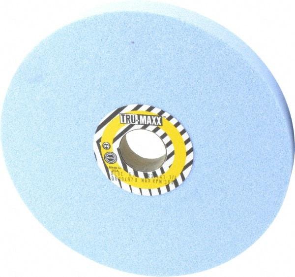 Tru-Maxx - 8" Diam x 1-1/4" Hole x 3/4" Thick, J Hardness, 60 Grit Surface Grinding Wheel - Ceramic, Type 1, Medium Grade, 3,600 Max RPM, Vitrified Bond, No Recess - USA Tool & Supply