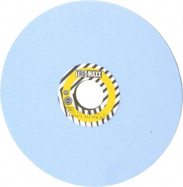 Tru-Maxx - 8" Diam x 1-1/4" Hole x 1/4" Thick, K Hardness, 80 Grit Surface Grinding Wheel - Ceramic, Type 1, Medium Grade, 3,600 Max RPM, Vitrified Bond, No Recess - USA Tool & Supply