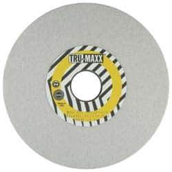 Tru-Maxx - 8" Diam x 1-1/4" Hole x 1/4" Thick, K Hardness, 100 Grit Surface Grinding Wheel - Aluminum Oxide, Type 1, Fine Grade, 3,600 Max RPM, Vitrified Bond, No Recess - USA Tool & Supply
