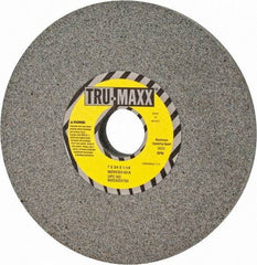 Tru-Maxx - 7" Diam x 1-1/4" Hole x 3/4" Thick, K Hardness, 60 Grit Surface Grinding Wheel - Aluminum Oxide, Type 1, Medium Grade, 3,600 Max RPM, Vitrified Bond, No Recess - USA Tool & Supply