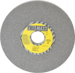 Tru-Maxx - 7" Diam x 1-1/4" Hole x 1/2" Thick, I Hardness, 80 Grit Surface Grinding Wheel - Aluminum Oxide, Type 1, Medium Grade, 3,600 Max RPM, Vitrified Bond, No Recess - USA Tool & Supply