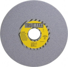 Tru-Maxx - 7" Diam x 1-1/4" Hole x 3/8" Thick, K Hardness, 60 Grit Surface Grinding Wheel - Aluminum Oxide, Type 1, Medium Grade, 3,600 Max RPM, Vitrified Bond, No Recess - USA Tool & Supply
