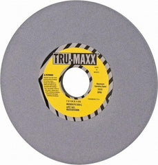 Tru-Maxx - 7" Diam x 1-1/4" Hole x 1/4" Thick, L Hardness, 220 Grit Surface Grinding Wheel - Aluminum Oxide, Type 1, Very Fine Grade, 3,600 Max RPM, Vitrified Bond, No Recess - USA Tool & Supply