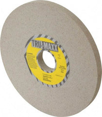 Tru-Maxx - 7" Diam x 1-1/4" Hole x 1/2" Thick, J Hardness, 120 Grit Surface Grinding Wheel - Aluminum Oxide, Type 1, Fine Grade, 3,600 Max RPM, Vitrified Bond, No Recess - USA Tool & Supply