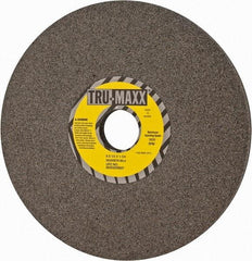 Tru-Maxx - 8" Diam x 1-1/4" Hole x 1/2" Thick, J Hardness, 60 Grit Surface Grinding Wheel - Aluminum Oxide, Type 1, Medium Grade, 3,600 Max RPM, Vitrified Bond, No Recess - USA Tool & Supply