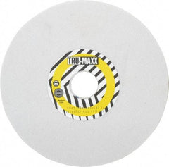 Tru-Maxx - 8" Diam x 1-1/4" Hole x 1/4" Thick, K Hardness, 80 Grit Surface Grinding Wheel - Aluminum Oxide, Type 1, Medium Grade, 3,600 Max RPM, Vitrified Bond, No Recess - USA Tool & Supply