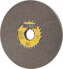 Tru-Maxx - 8" Diam x 1-1/4" Hole x 1/2" Thick, I Hardness, 80 Grit Surface Grinding Wheel - Aluminum Oxide, Type 1, Medium Grade, 3,600 Max RPM, Vitrified Bond, No Recess - USA Tool & Supply