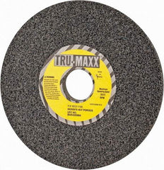 Tru-Maxx - 7" Diam x 1-1/4" Hole x 1/2" Thick, F Hardness, 46 Grit Surface Grinding Wheel - Aluminum Oxide, Type 1, Coarse Grade, 3,600 Max RPM, Vitrified Bond, No Recess - USA Tool & Supply