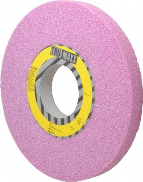 Tru-Maxx - 10" Diam x 3" Hole x 1" Thick, H Hardness, 46 Grit Surface Grinding Wheel - Aluminum Oxide, Type 1, Coarse Grade, 3,250 Max RPM, Vitrified Bond, No Recess - USA Tool & Supply