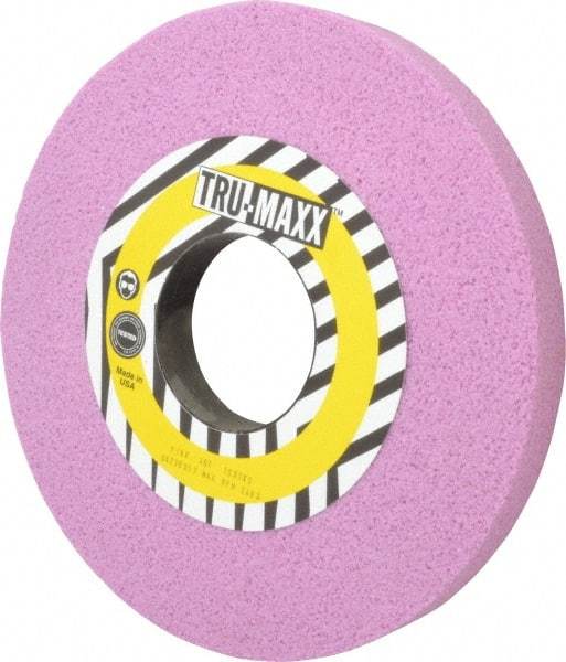 Tru-Maxx - 10" Diam x 3" Hole x 1" Thick, F Hardness, 46 Grit Surface Grinding Wheel - Aluminum Oxide, Type 1, Coarse Grade, 2,483 Max RPM, Vitrified Bond, No Recess - USA Tool & Supply