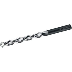 Walter-Titex - 5.7mm 130° High Speed Steel Jobber Drill - Oxide Finish, Right Hand Cut, Parabolic Flute, Straight Shank, 93mm OAL, UFL Point - USA Tool & Supply