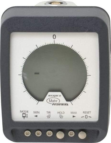 Mahr - 0 to 0.2" Range, 0.00002" Graduation, Electronic Drop Indicator - Accurate to 0.00005", English & Metric System, Digital Display - USA Tool & Supply