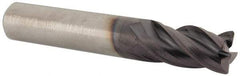 M.A. Ford - 1/2", 4 Flute, Single End, Solid Carbide, 0.06" Corner Radius End Mill - 3" OAL, Right Hand Flute, 1" LOC, Right Hand Cut - USA Tool & Supply